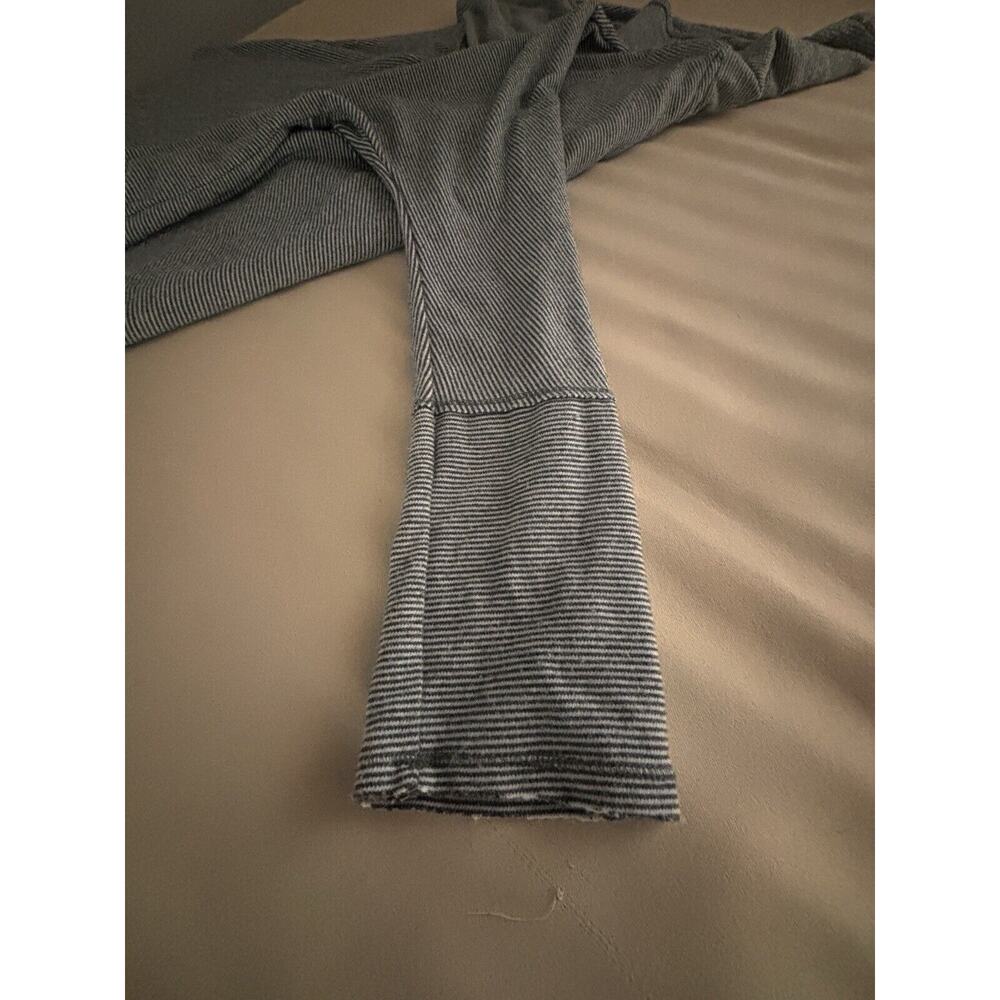 Women's Calvin Klein Performance Cowl Neck Front Wrap Grey/white Sweater Size L - Picture 10 of 10